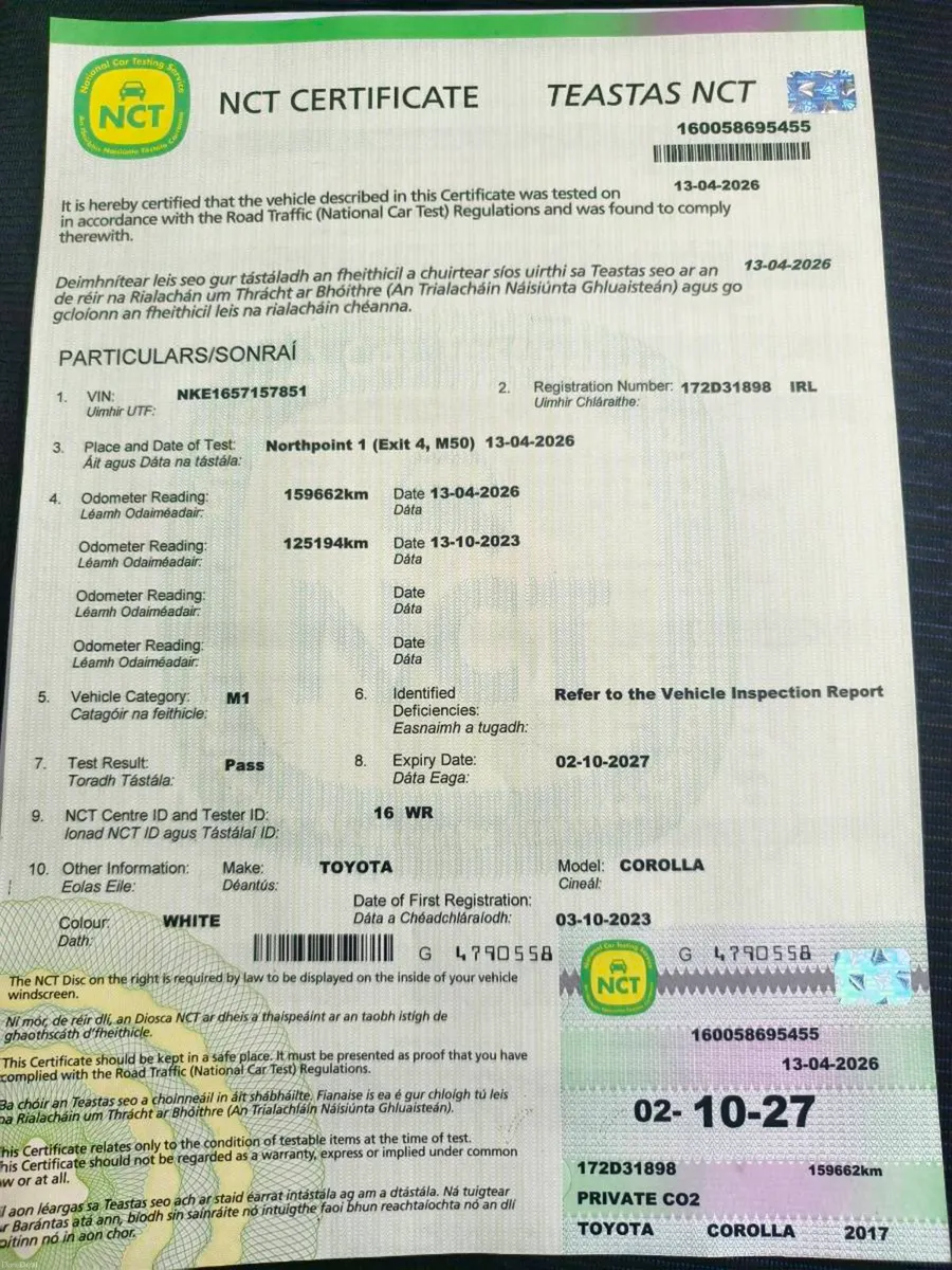 Automatic hybrid Toyota Corolla Fielder New NCT - Image 2