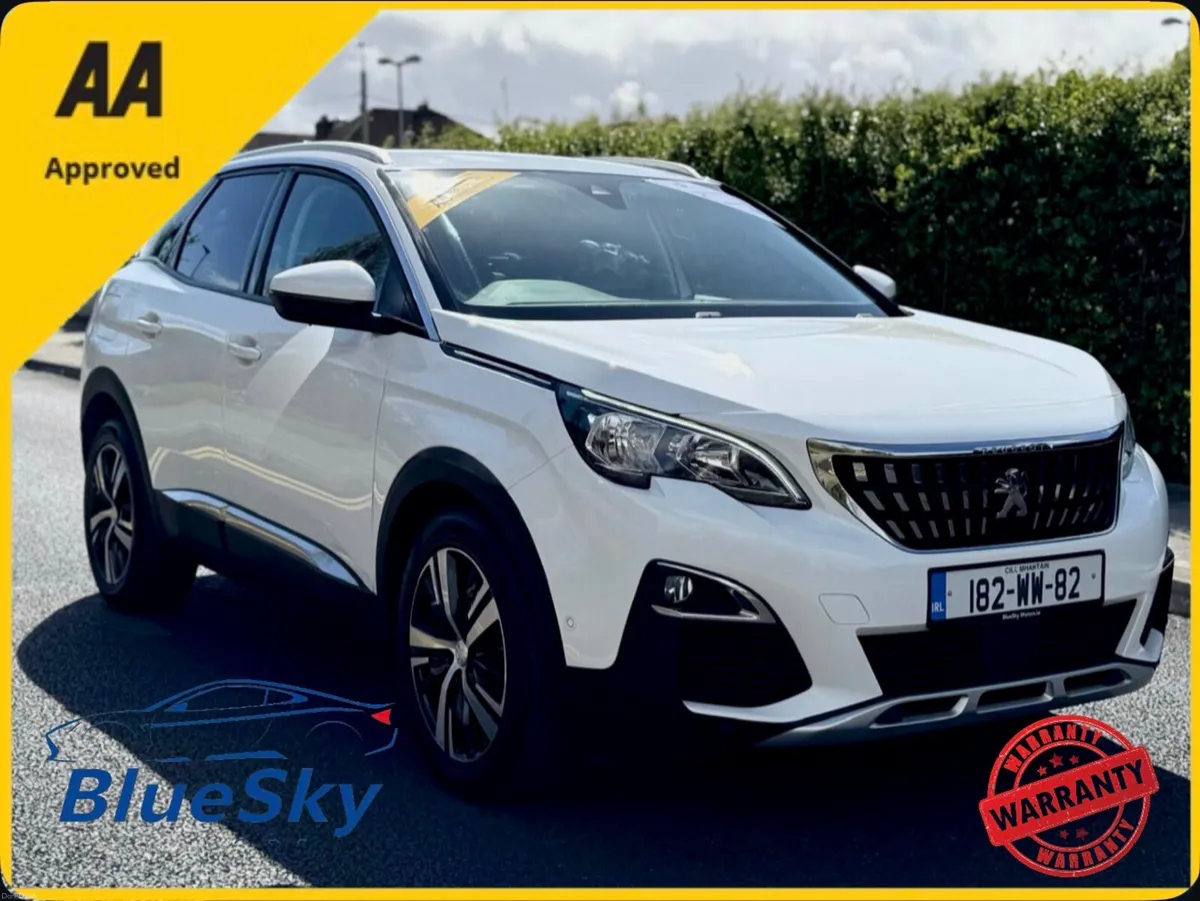 Warranty Peugeot 3008 Petrol Automatic Low Miles - Image 1