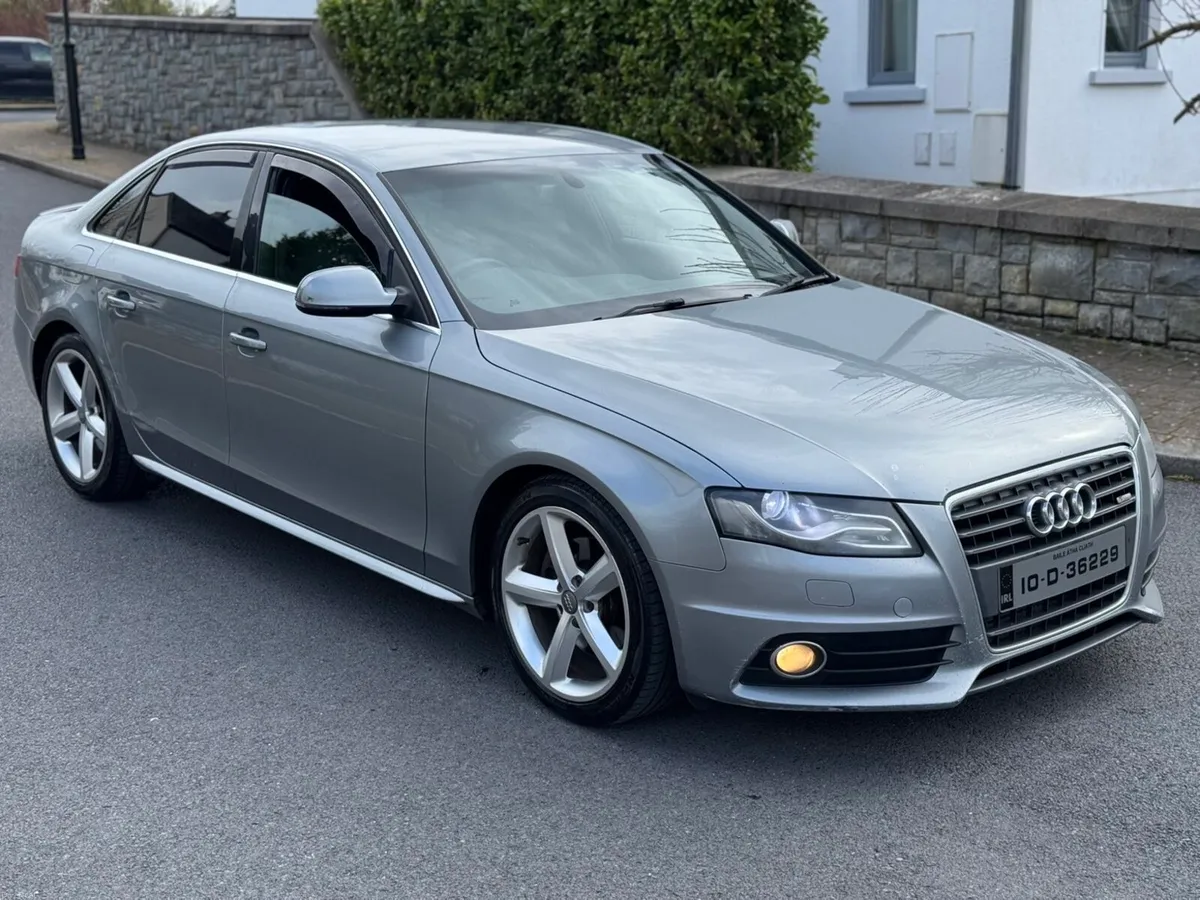 AUDI A4 2.0 TDI SLINE 2010 NCT AND TAX - Image 1