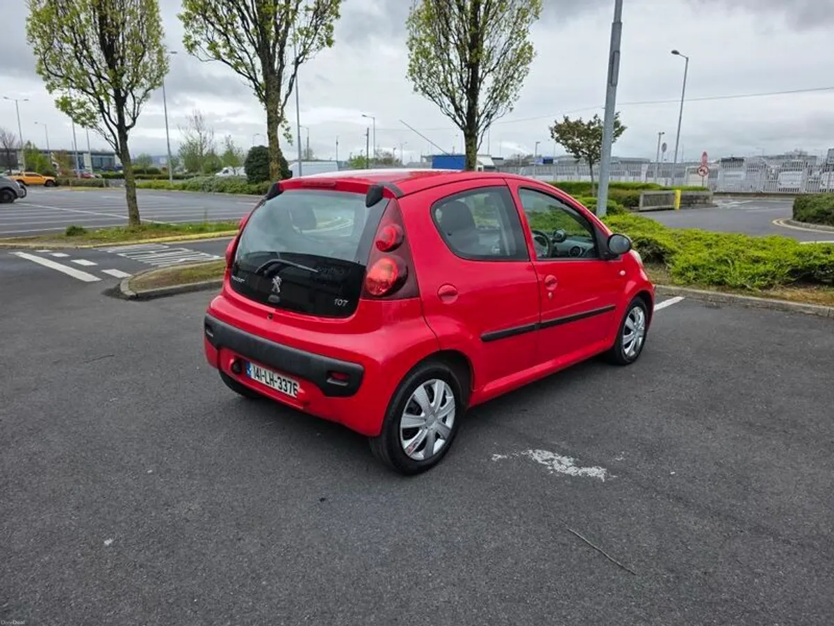 2014 Peugeot 107 1ltr with New Nct and Tax - Image 4