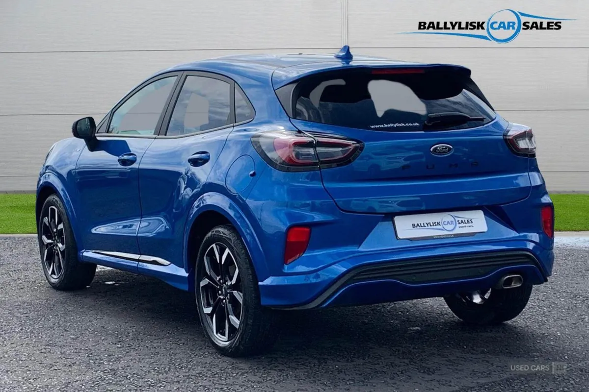 Ford Puma 1.0T ST-Line X in Desert Island Blue wit - Image 2