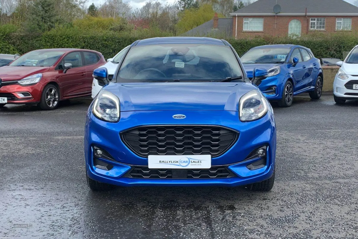 Ford Puma 1.0T ST-Line X in Desert Island Blue wit - Image 4