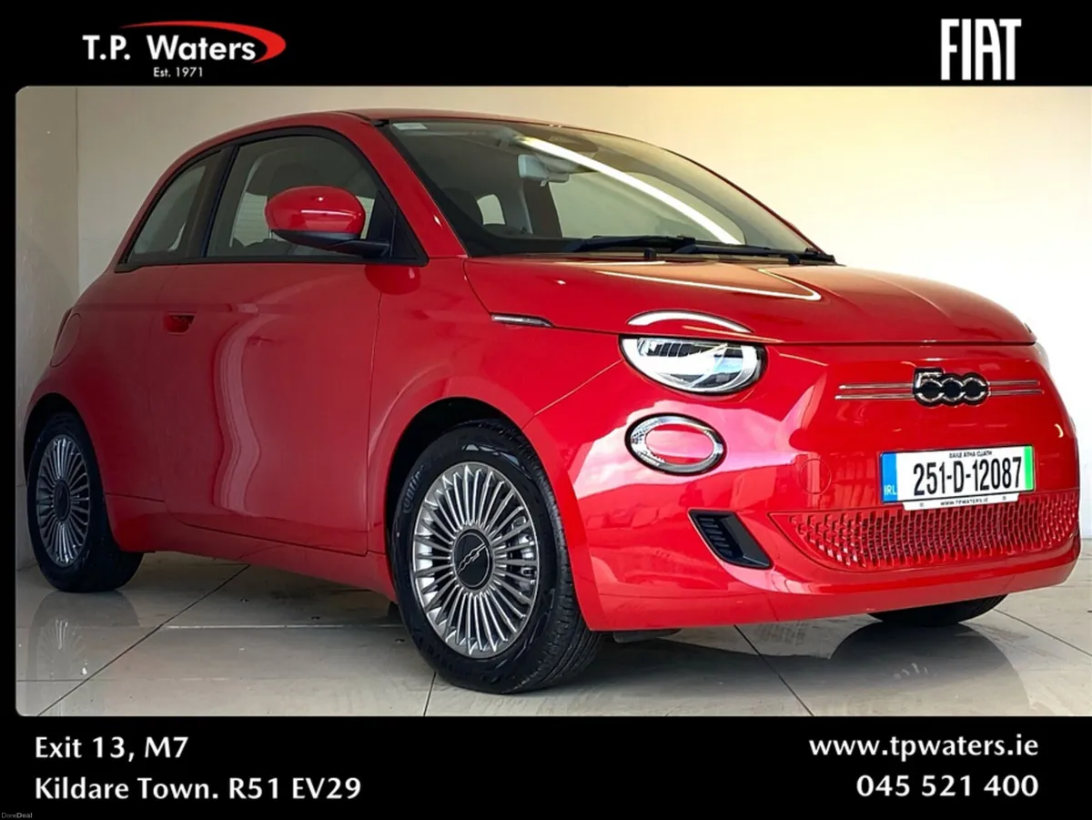 Fiat 500e ICON - 42KWH - NEARLY NEW - FREE HOME CH - Image 3