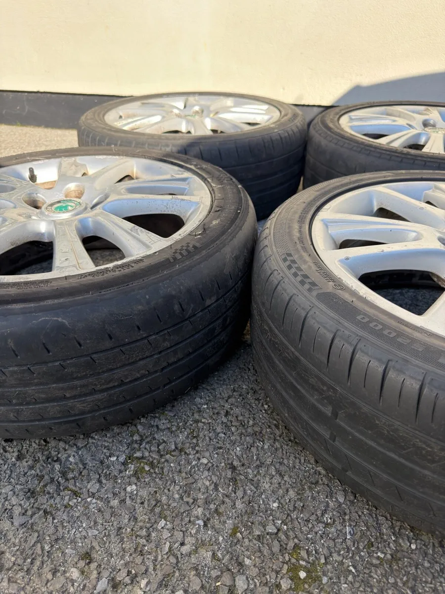 Skoda Octavia vRS Mk2 Zenith 17” Alloys - Image 2