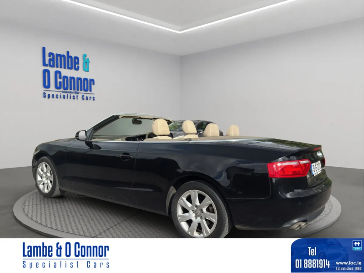 Audi A5 CABRIOLET 2.0 TDI SE *** BLACK / CREAM LEA - Image 5