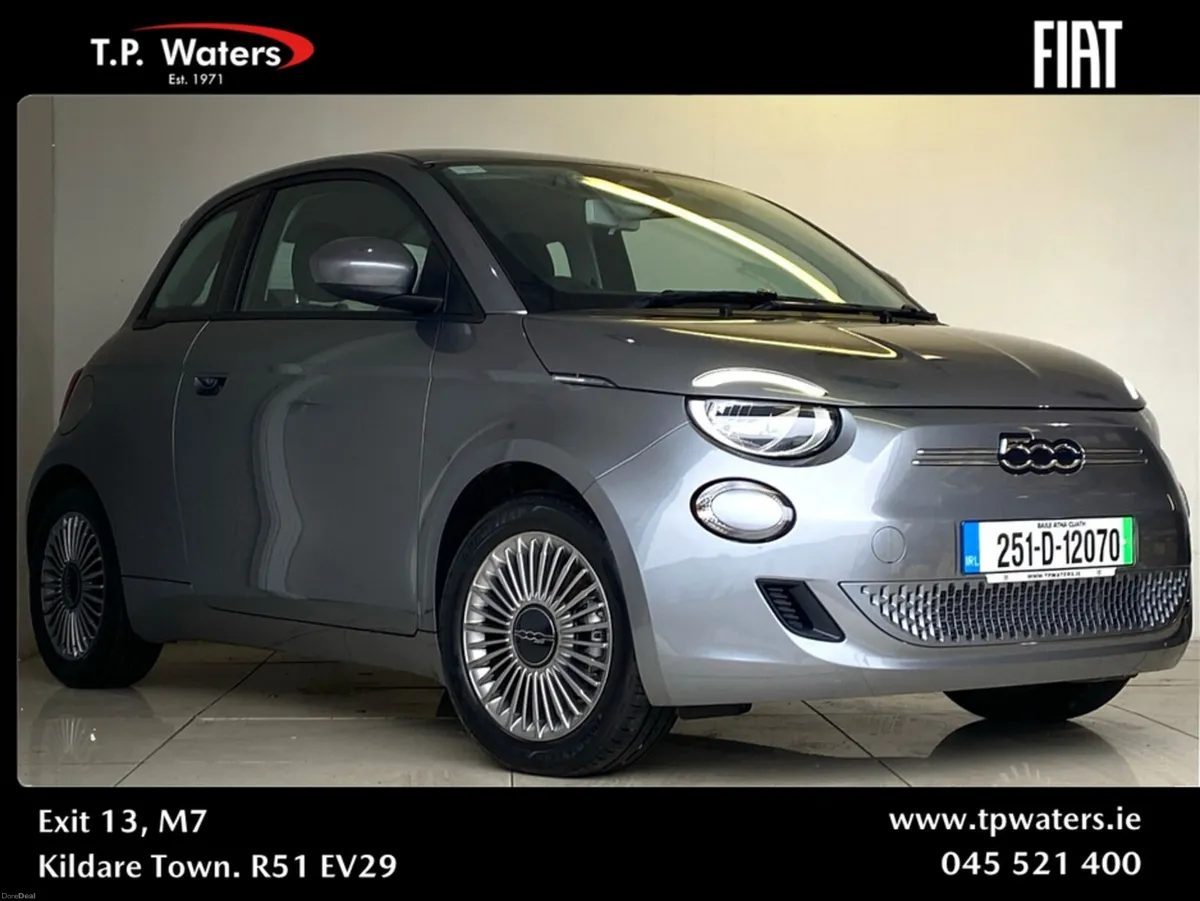 Fiat 500e ICON - 42KWH - NEARLY NEW - FREE HOME CH - Image 3
