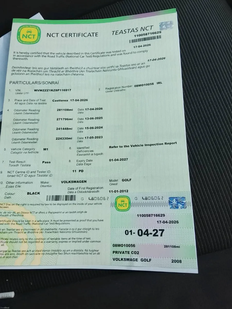 VW GOLF NEW NCT - Image 3