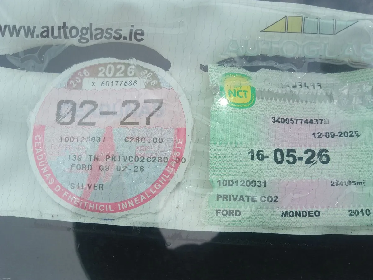 10 MONDEO TAX END 02/2027 NCT  16/05/26 - Image 2