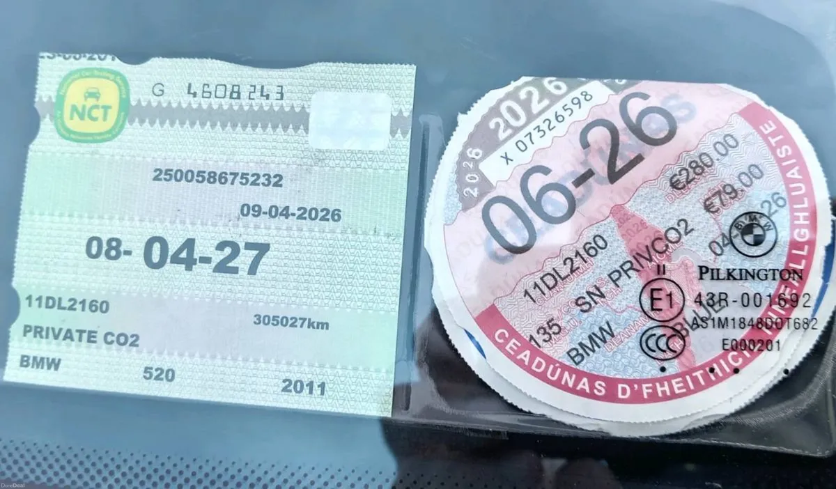 '11 520d Touring 305km NCT 04/27 tax 06/26 - Image 2