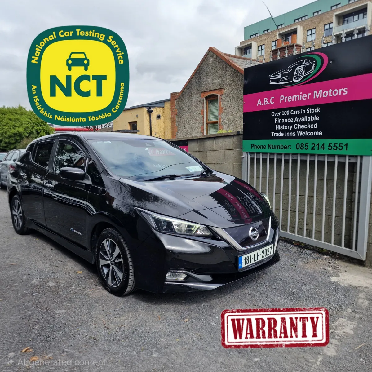 Nissan Leaf 2018 SV 40 Kwh New Nct 04/28 - Image 1