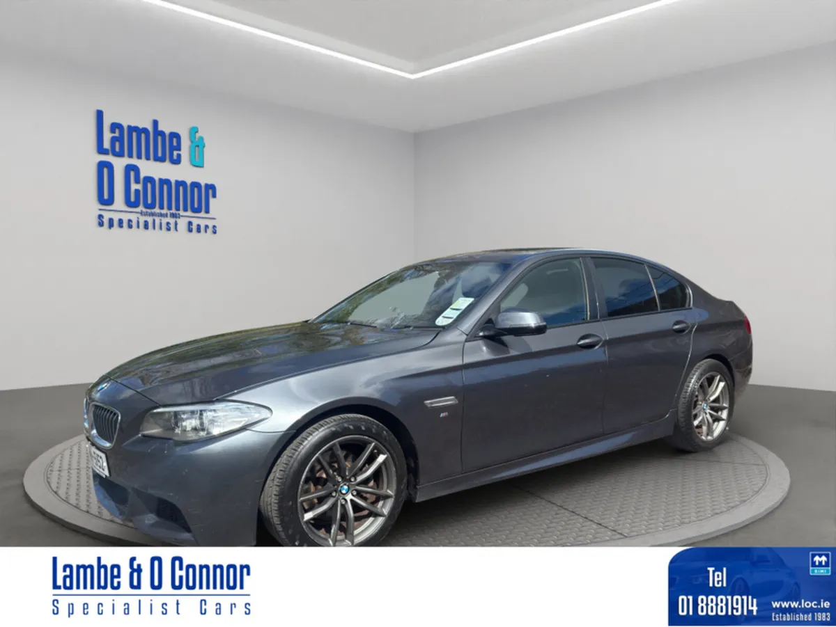 BMW 5-Series 520d  M SPORT AUTO *** GREY MET / BLA - Image 1