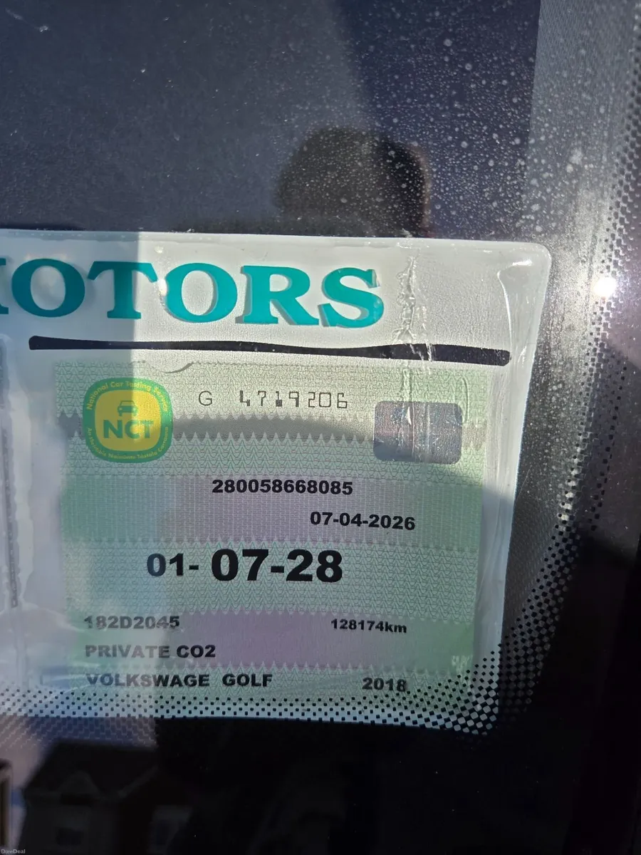 Volkswagen Golf 2018 1.6 TDI NCT 07/28 - Image 4
