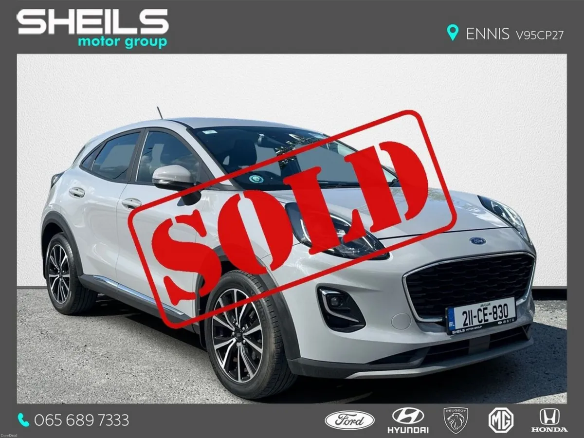 Ford Puma *SOLD* 1.0 Petrol Hybrid Titanium 125BHP - Image 1