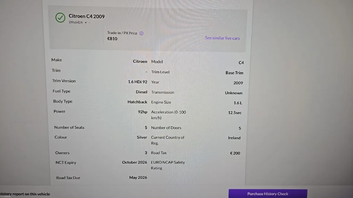 Citroen C4 2009 - Image 2