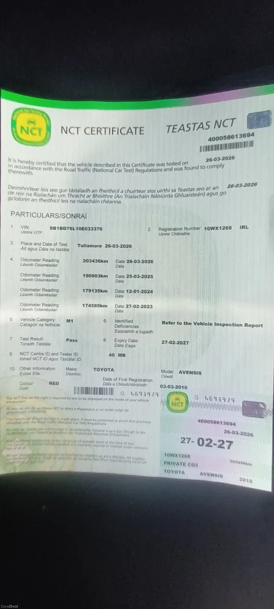 Toyota Avensis 2010 - Image 3