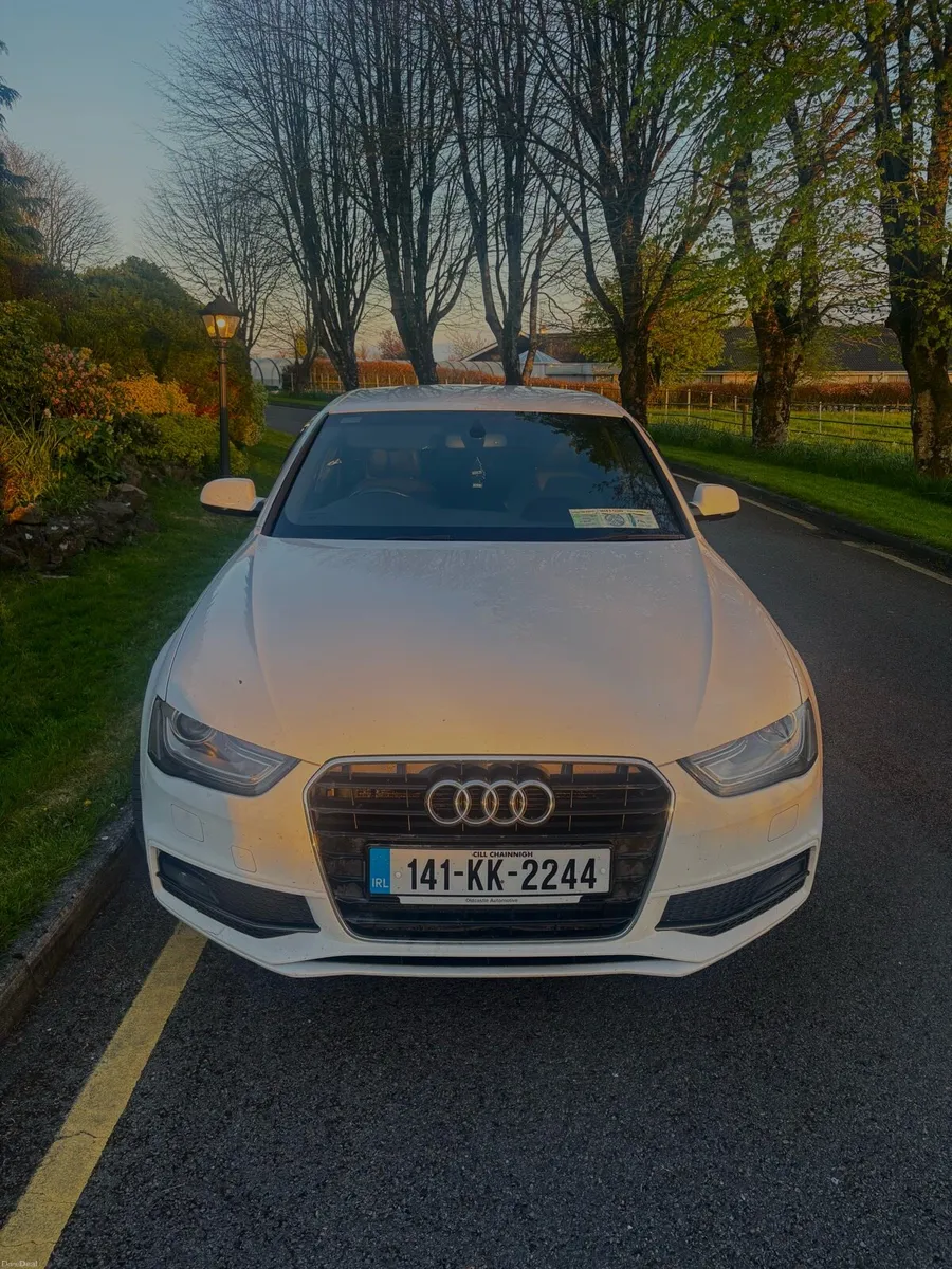 White Audi A4 - Image 1