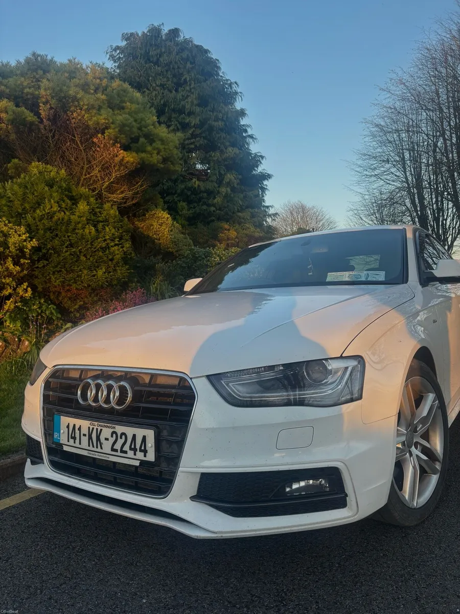 White Audi A4 - Image 2