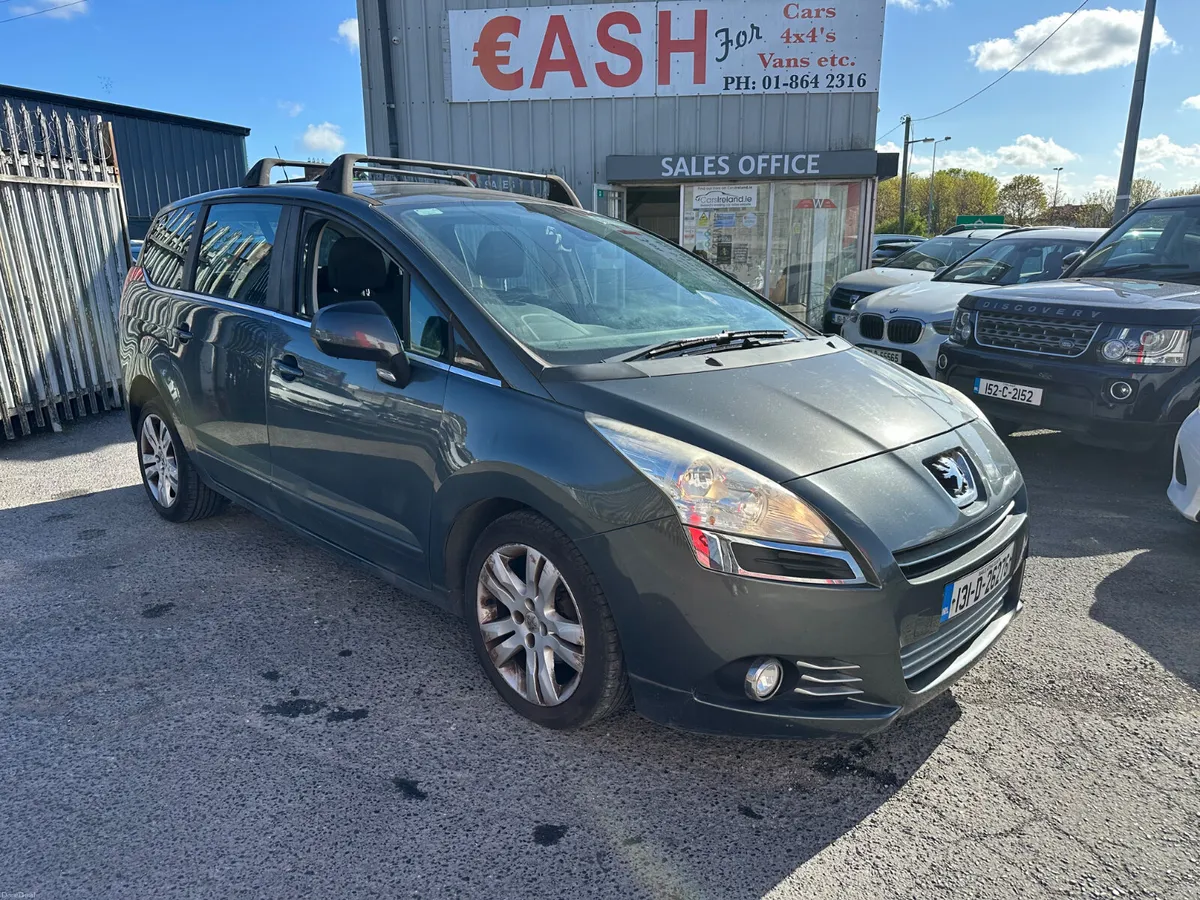 Peugeot 5008 1.6HDI 7 SEATER NCT TAX LOW KMS - Image 1