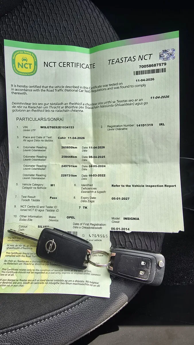 2014 Opel Insignia 2.0 diesel manual(new nct) - Image 3