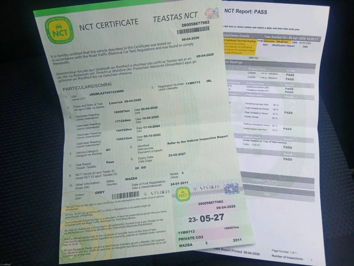 2011 Mazda 3 !! New nct !! - Image 2