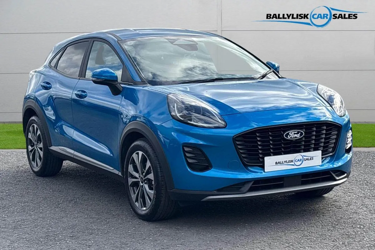 Ford Puma 1.0T 125PS Titanium in Digital Aqua Blue - Image 1