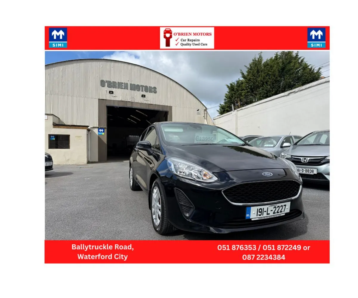 2019 Ford Fiesta, 1.1 Petrol, 3 Door Hatchback - Image 1