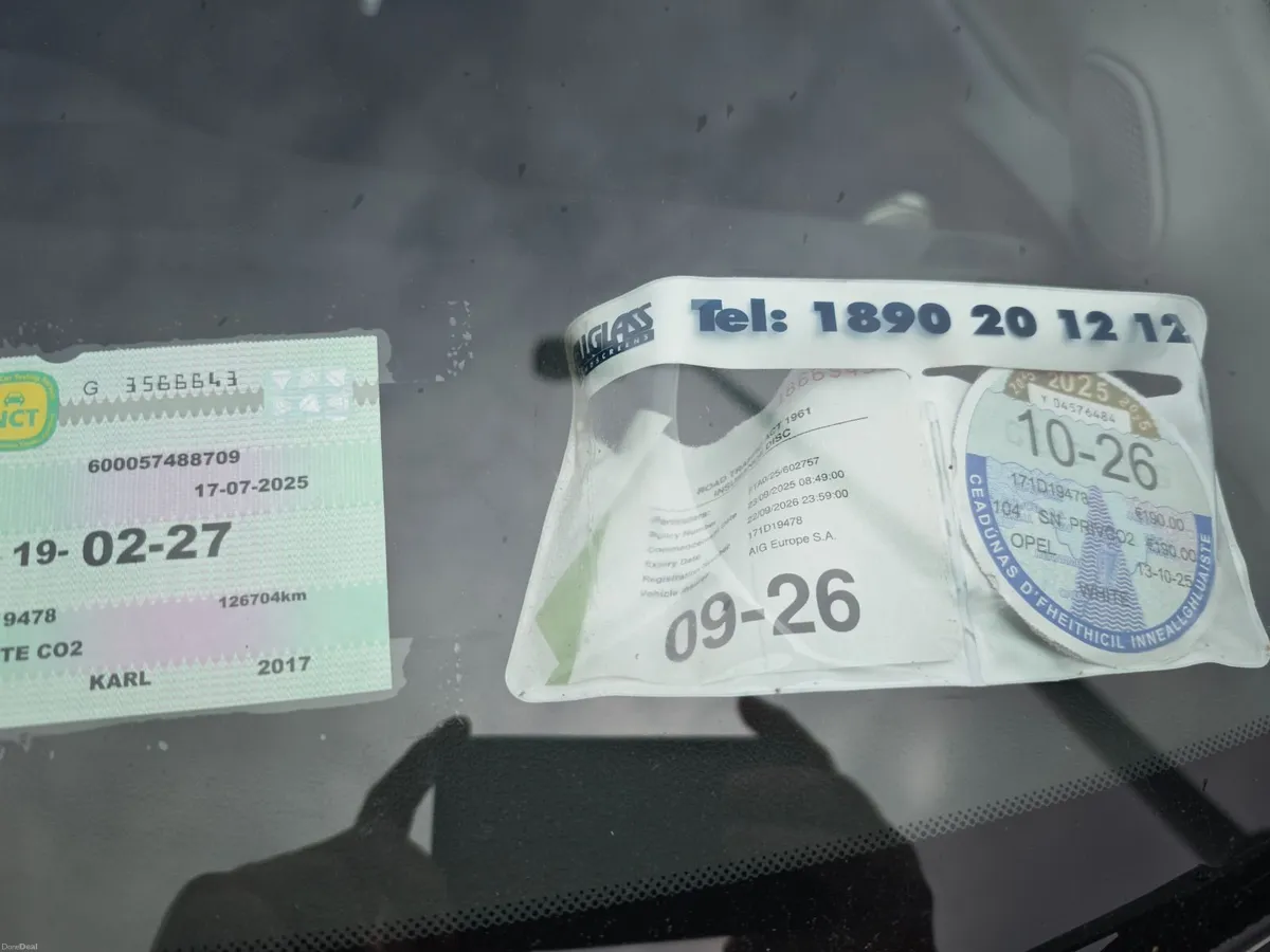 2017 Opel Karl 1.0 SE – Low Running Costs – NCT 09 - Image 3