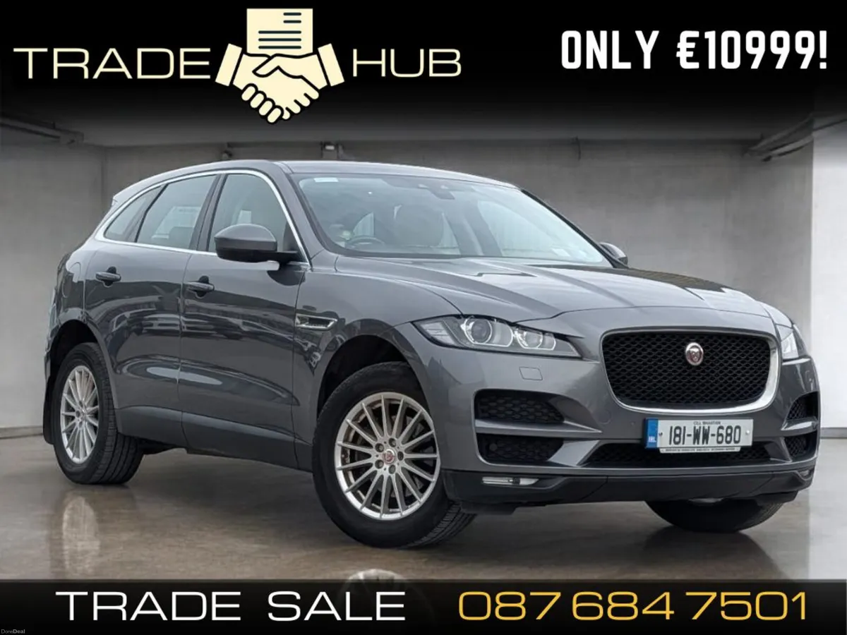 2018 Jaguar F-Pace 2.0 Diesel warranty available - Image 1