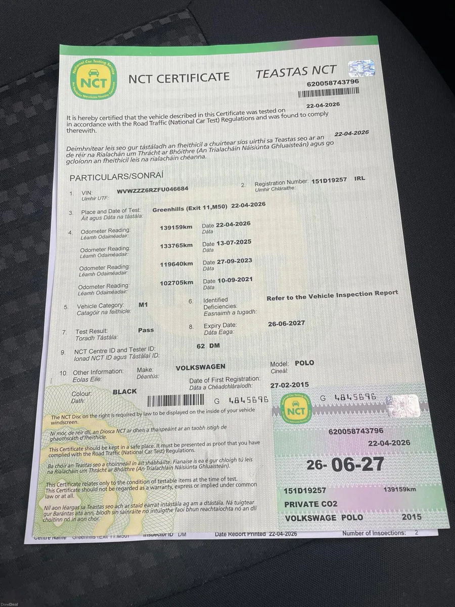Volkswagen Polo 2015 New NCT 06/2027 - Image 2