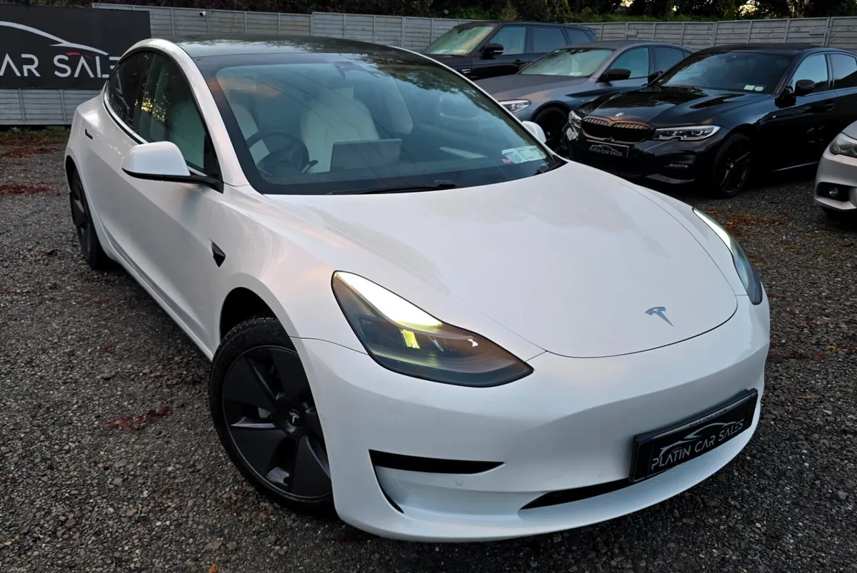 🔥 2022 Tesla Model 3 RWD White Interior - Image 1