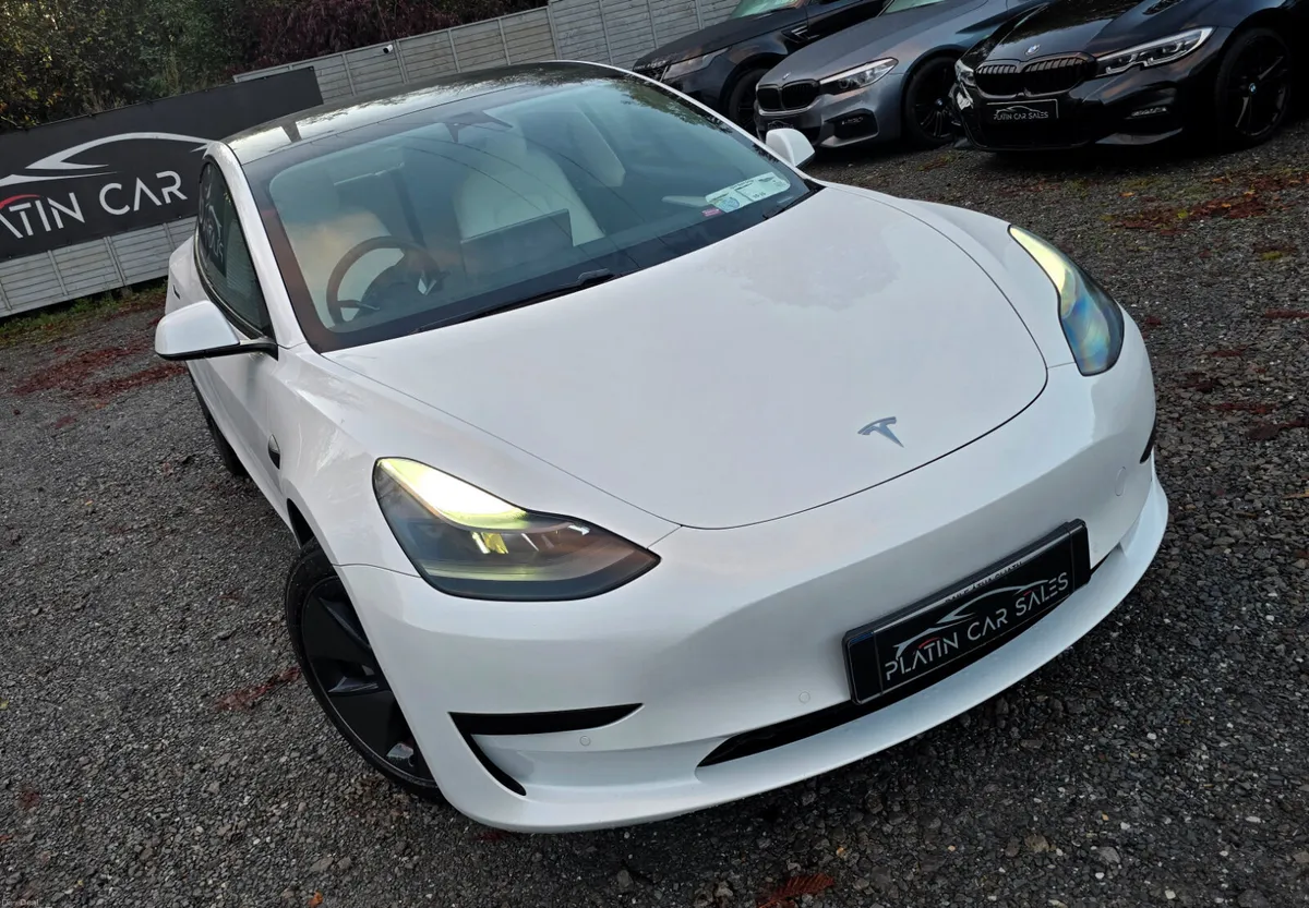 🔥 2022 Tesla Model 3 RWD White Interior - Image 4
