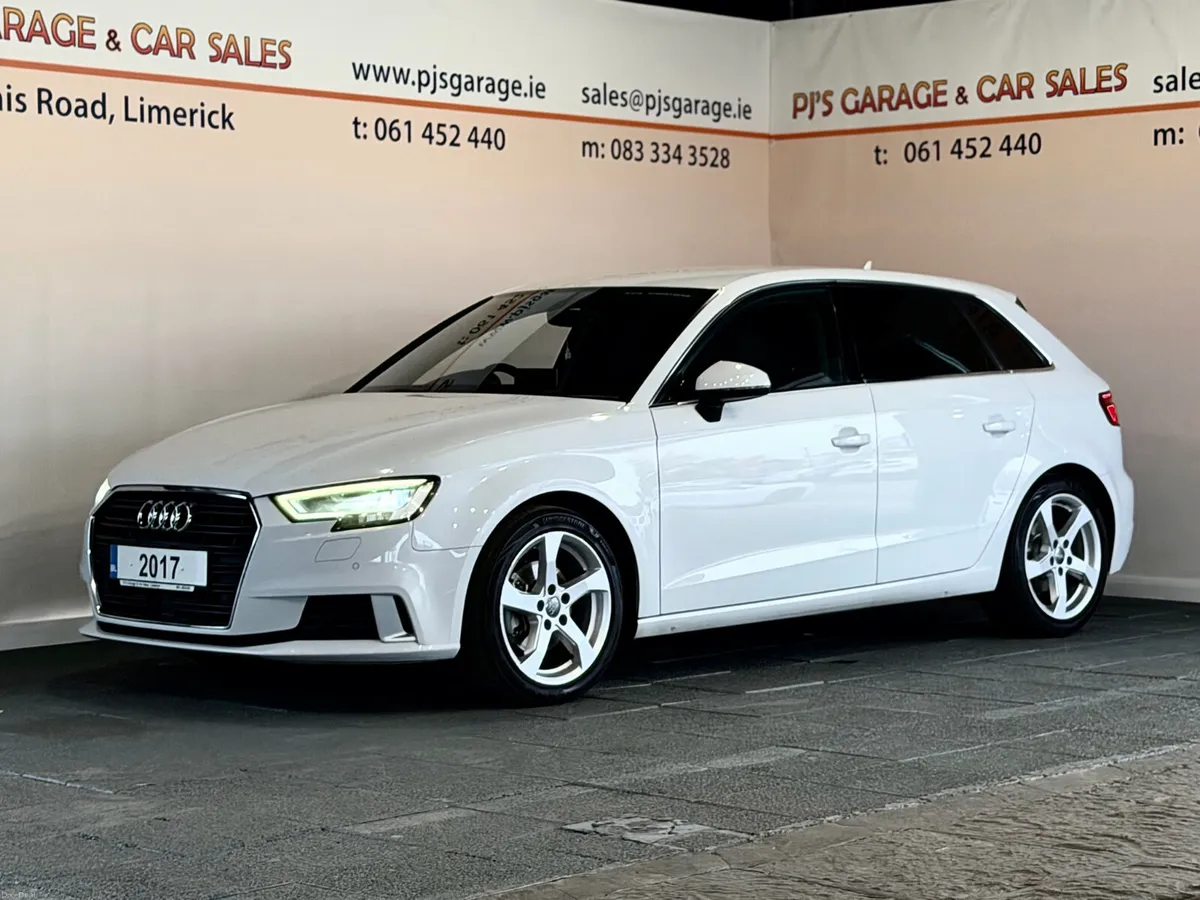 Audi A3 Sportback, 2017 - 1 Year Warranty - Image 1