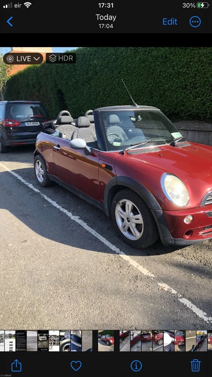 Mini One 2009 convertible 1.6. petrol nct 9:26 - Image 2