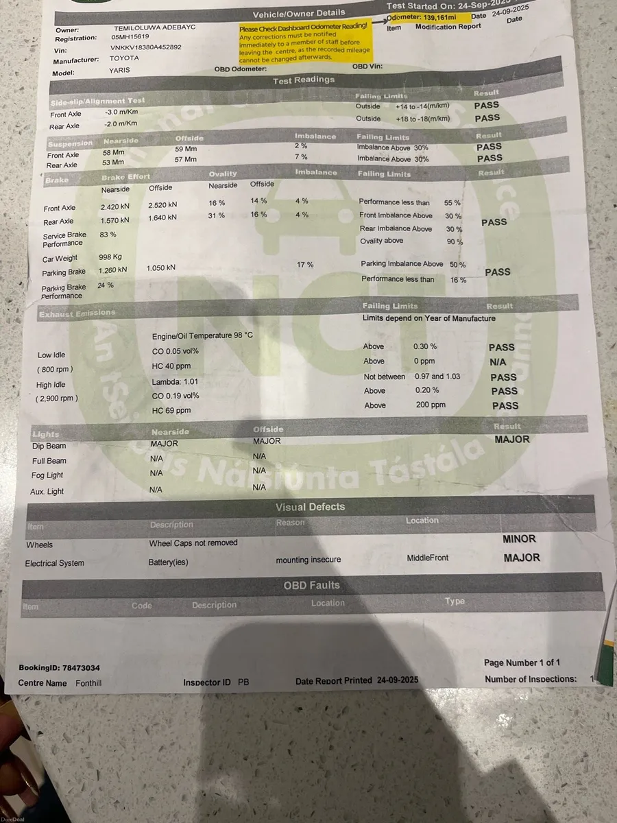 Toyota yaris 2005 - Image 3