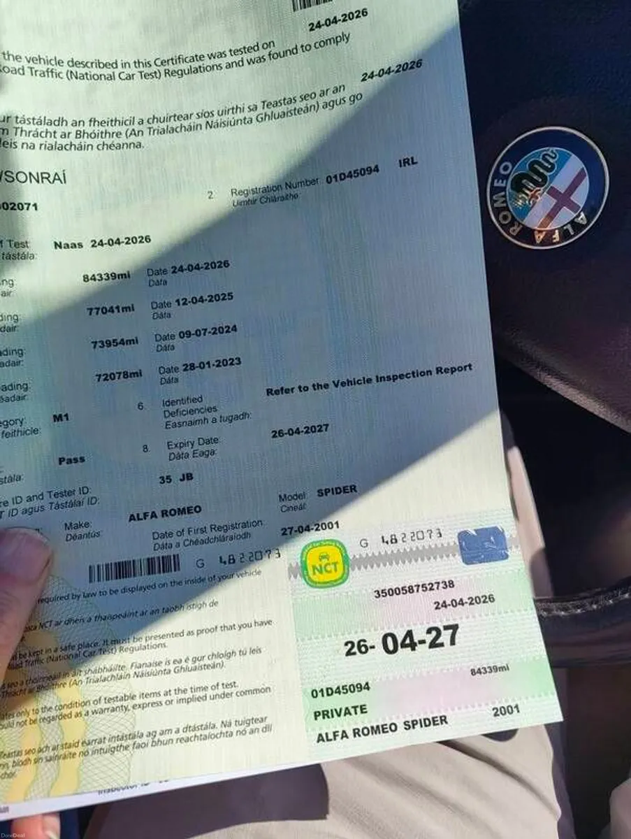 2001 Alfa Romeo Spider - Image 1