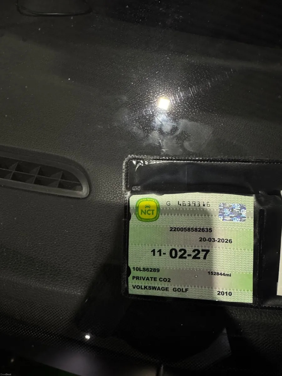 2010 Volkswagen Golf 1.6 TDI – €4,500 - Image 4