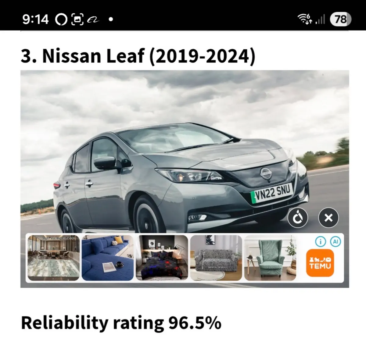 TOP Spec.NEAR MINT 62kw SVE 49 kkm RANGE 360-320km - Image 3