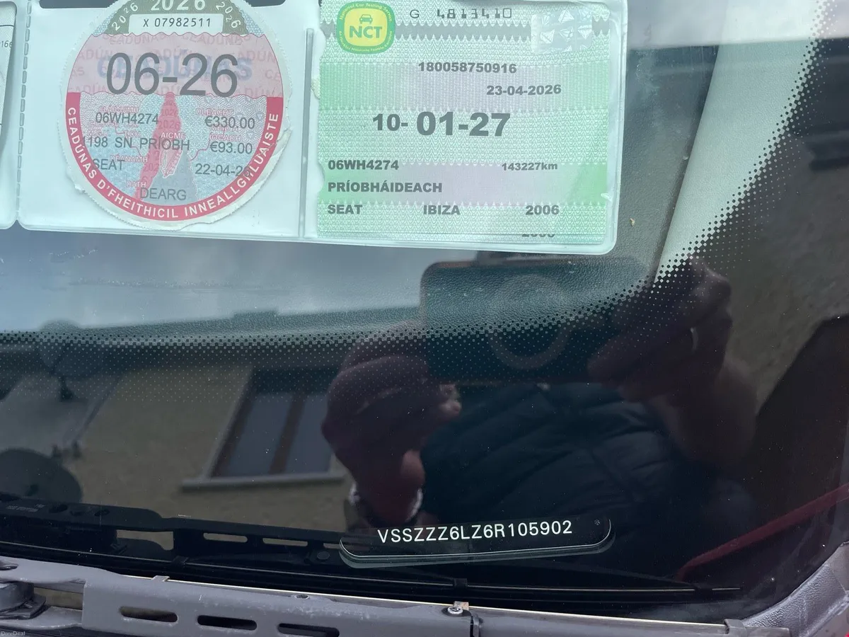 Seat Ibiza new nct 2027 taxed low Kms - Image 2