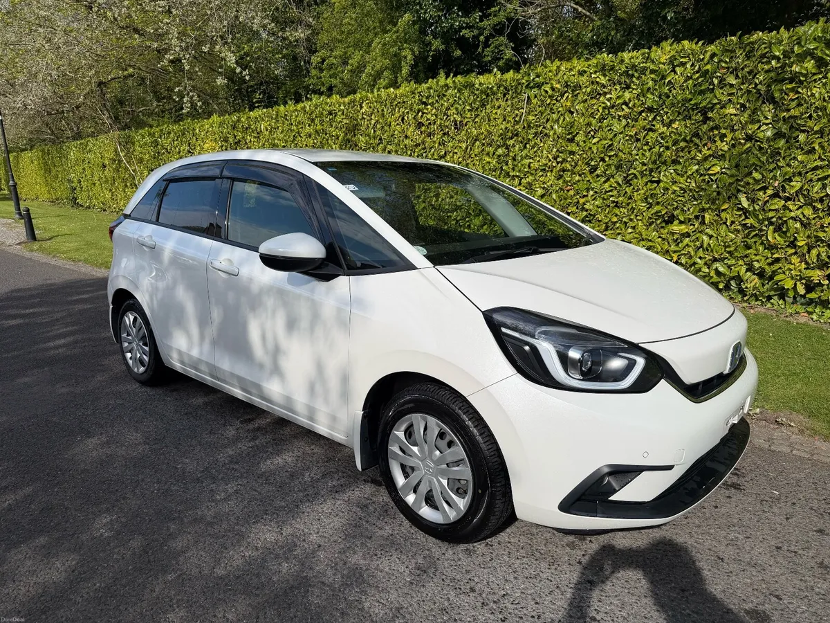 2020 Honda Fit 1.5 Hybrid – White- Half Leather - Image 1