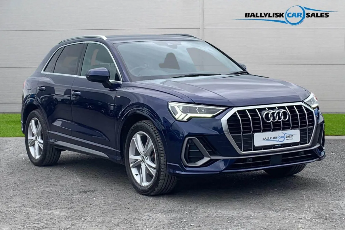 Audi Q3 1.5 TFSI 35 150PS S line S Tronic in Blue - Image 1