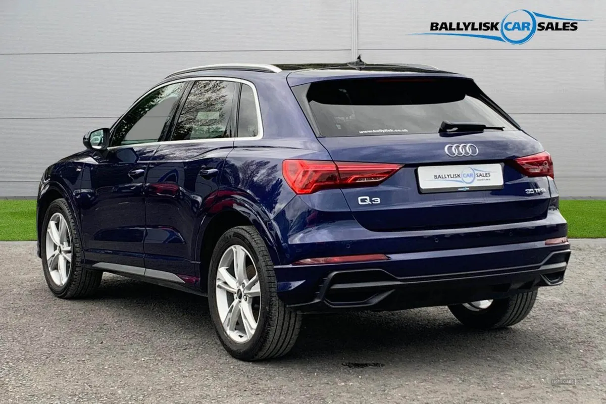 Audi Q3 1.5 TFSI 35 150PS S line S Tronic in Blue - Image 2