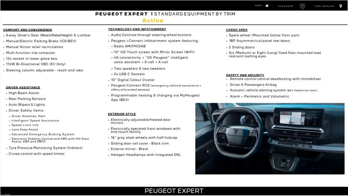New Peugeot Expert IN STOCK NOW Active 1.5D - Image 2