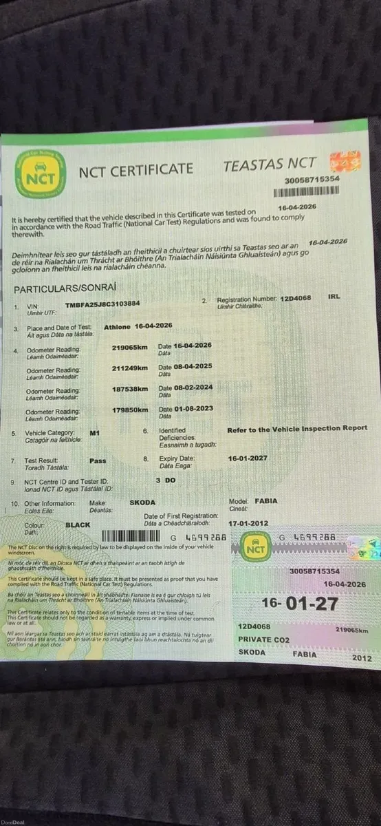 Skoda Fabia 2012 – 1.2 Petrol – Quick Sale - Image 1