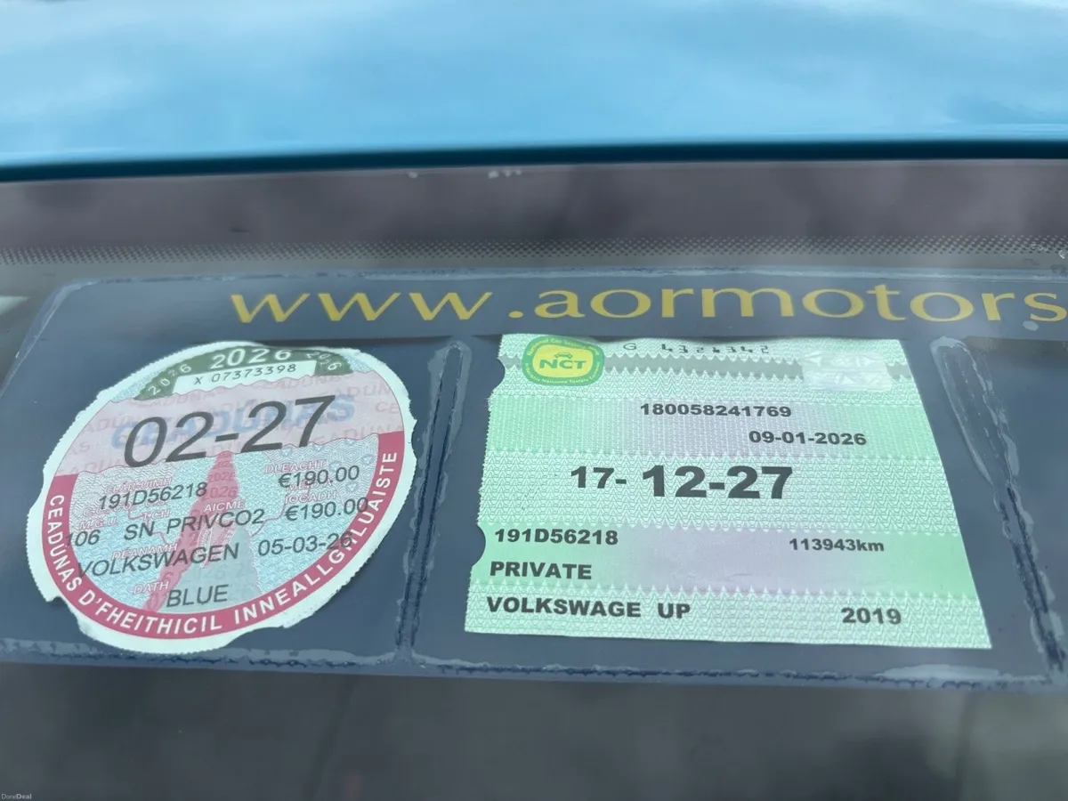 Volkswagen up! 2019 AUTOMATIC 191D56218 - Image 3