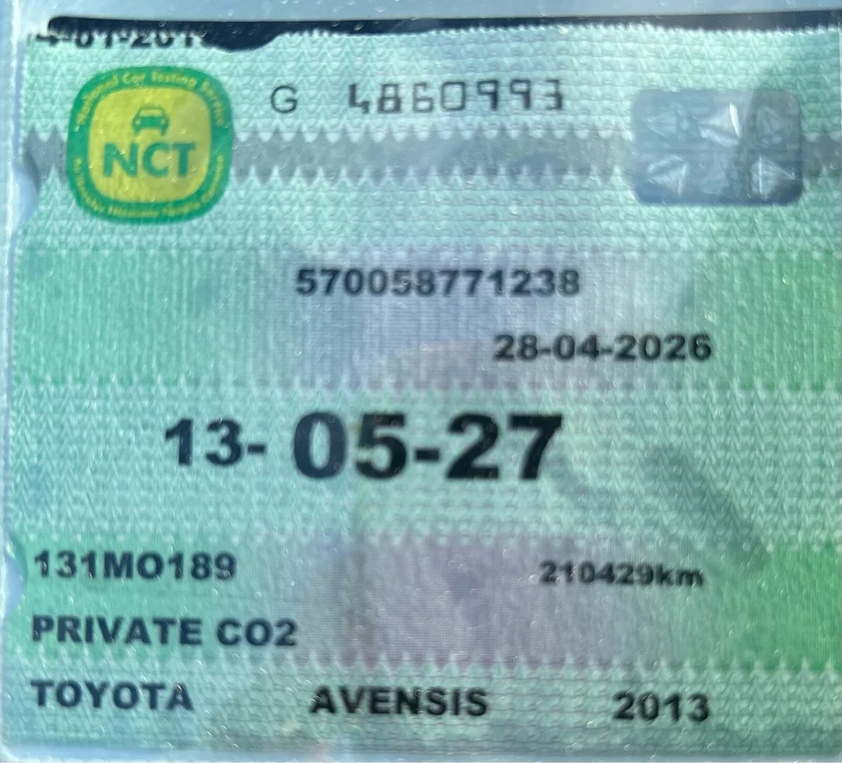 2013 Toyota Avensis 2.0 D4D - New NCT and Tax - Image 2