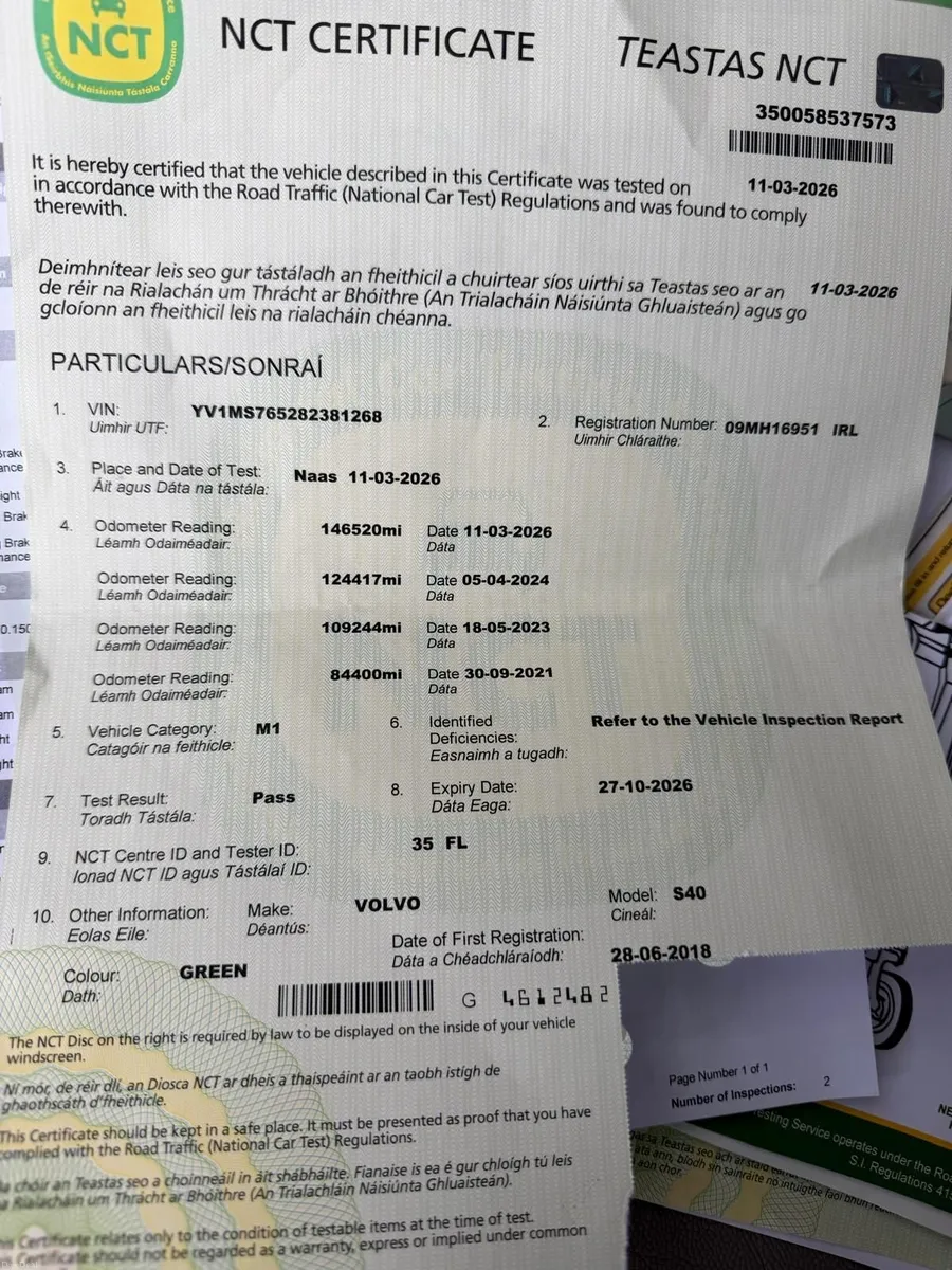 Volvo S40 2009 1.6 Diesel new nct - Image 2