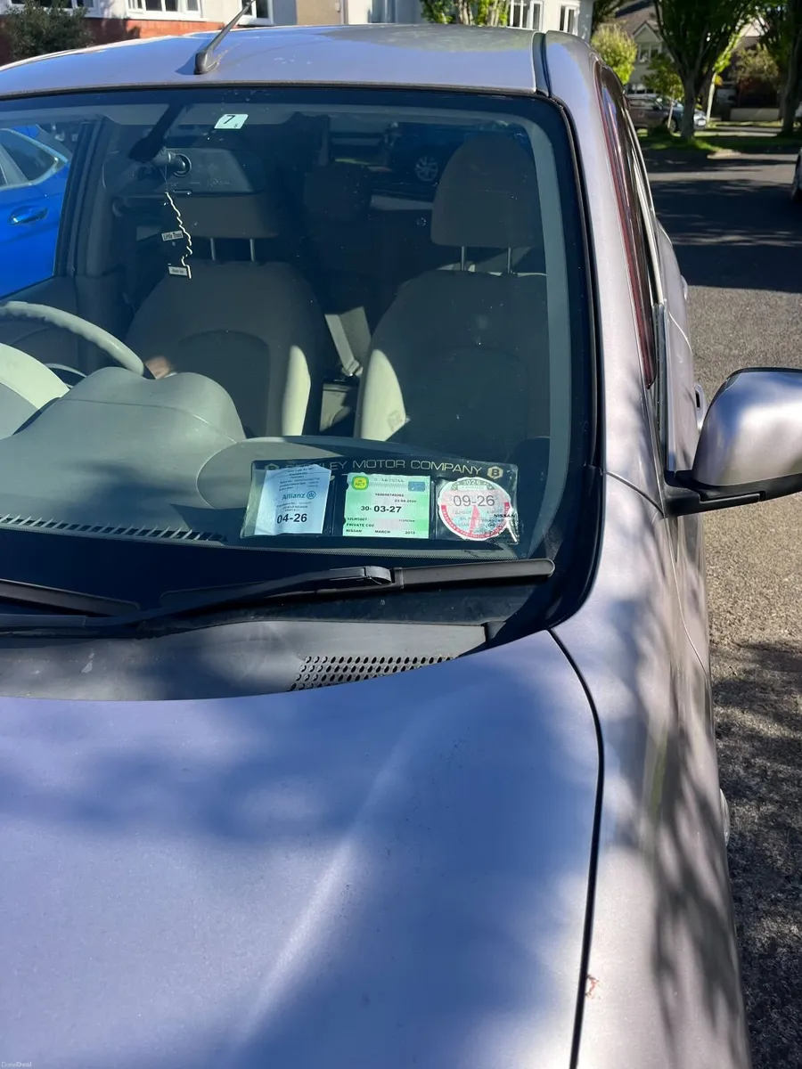 Nissan March 2012 Auto Petrol 1.2L NCT 03/27 - Image 2