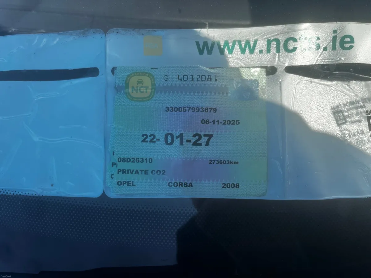 Opel Corsa 2008.1.2 NCT 22/01/27 - Image 2