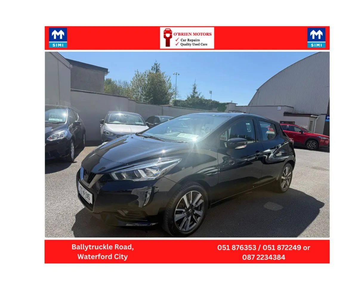 2017 Nissan Micra, 1 Ltr, Black, Petrol, Hatchback - Image 3