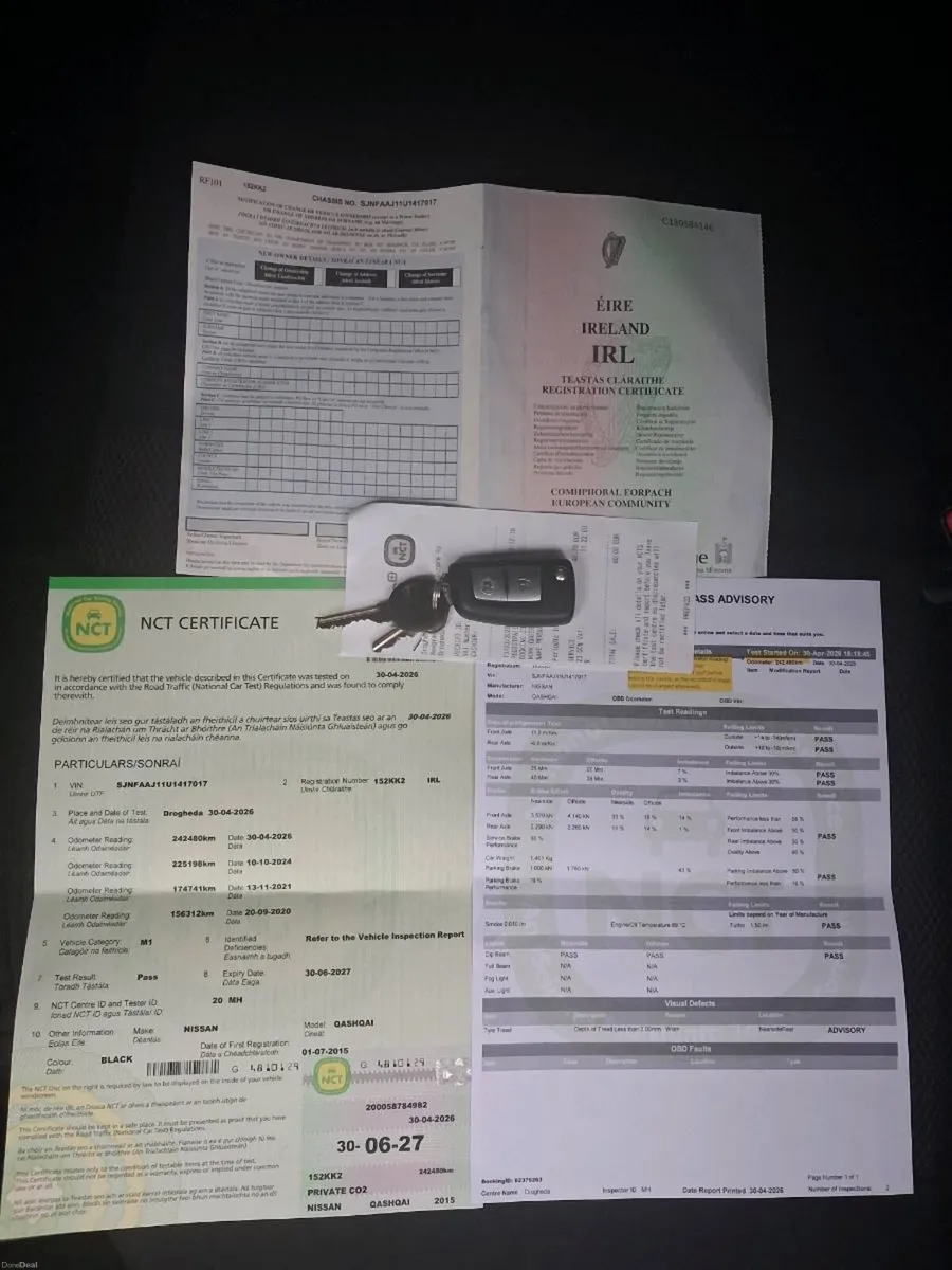 2015 Nissan Qashqai 1.5 Diesel New  & long NCT - Image 2